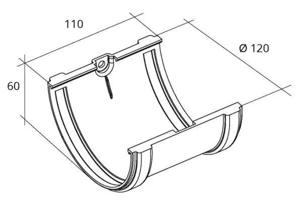 Соединитель желобов Grand Line ПВХ D120/87 мм с резиновым уплотнителем шоколадный, продажа по цене 144 руб. Характеристики, фото, описание и отзывы. Действуют акции и скидки. Доставка по Москве и области ☎️ 8 (495) 324-00-05 Ремиком