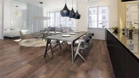 Ламинат Kronotex Exquisit Plus дуб тёмный Петерсон D 4766, продажа по цене 2&nbsp;450 руб. Характеристики, фото, описание и отзывы. Действуют акции и скидки. Доставка по Москве и области ☎️ 8 (495) 324-00-05 Ремиком