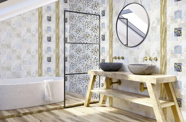 Мозаика золотистая панели ПВХ Витопласт 2,7х0,25м (термопечать), продажа по цене 264 руб. Характеристики, фото, описание и отзывы. Действуют акции и скидки. Доставка по Москве и области ☎️ 8 (495) 324-00-05 Ремиком