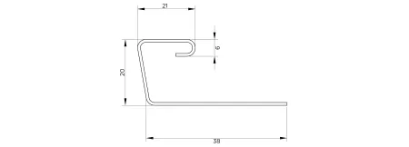 J-профиль FineBer Серо-голубой, 3,05м, продажа по цене 249 руб. Характеристики, фото, описание и отзывы. Действуют акции и скидки. Доставка по Москве и области ☎️ 8 (495) 324-00-05 Ремиком