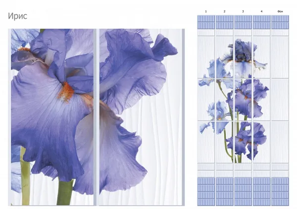 Ирис 3D панели ПВХ Кронапласт UNIQUE, продажа по цене 336 руб. Характеристики, фото, описание и отзывы. Действуют акции и скидки. Доставка по Москве и области ☎️ 8 (495) 324-00-05 Ремиком