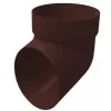 Наконечник (Колено сливное) Grand Line ПВХ D120/87 мм шоколадный