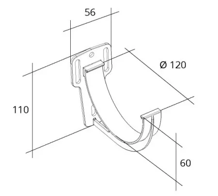 Кронштейн желоба Grand Line ПВХ D120/87 мм белый, продажа по цене 46 руб. Характеристики, фото, описание и отзывы. Действуют акции и скидки. Доставка по Москве и области ☎️ 8 (495) 324-00-05 Ремиком