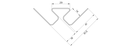 Угол внутренний FineBer Серо-голубой, 3,05м, продажа по цене 638 руб. Характеристики, фото, описание и отзывы. Действуют акции и скидки. Доставка по Москве и области ☎️ 8 (495) 324-00-05 Ремиком