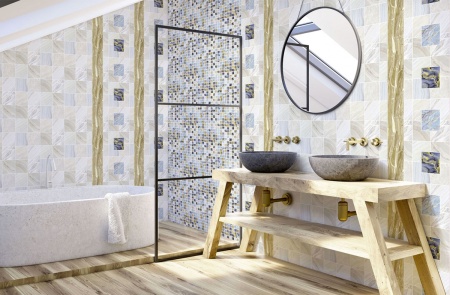 Мозаика золотистая панели ПВХ Витопласт 2,7х0,25м (термопечать), продажа по цене 260 руб. Характеристики, фото, описание и отзывы. Действуют акции и скидки. Доставка по Москве и области ☎️ 8 (495) 324-00-05 Ремиком