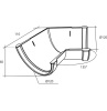 Угол желоба Grand Line ПВХ D120/87 мм универсальный 135 градусов белый, продажа по цене 629 руб. Характеристики, фото, описание и отзывы. Действуют акции и скидки. Доставка по Москве и области ☎️ 8 (495) 324-00-05 Ремиком