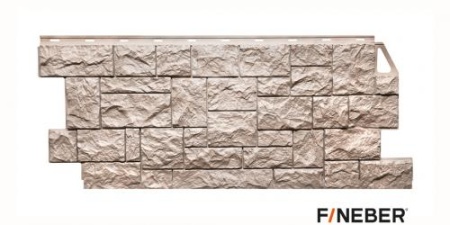 Камень дикий ПЕСОЧНЫЙ фасадная панель Fineber
